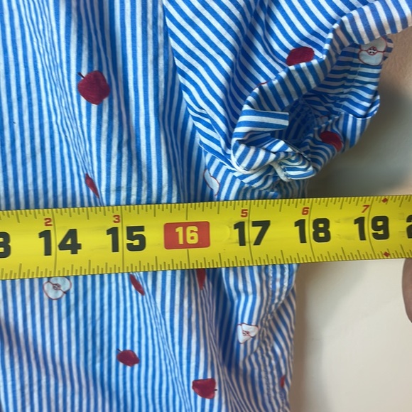 Reimagined J Crew on trend fruit themed Pajama top size large. - Picture 6 of 8